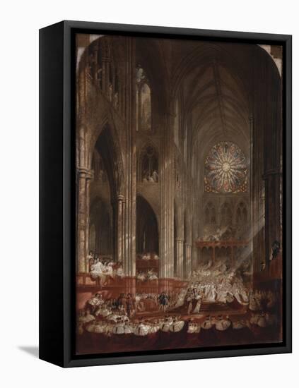 The Coronation of Queen Victoria-John Martin-Framed Premier Image Canvas