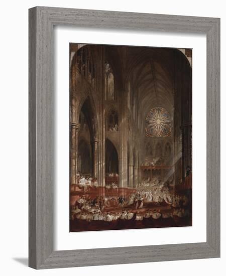 The Coronation of Queen Victoria-John Martin-Framed Giclee Print