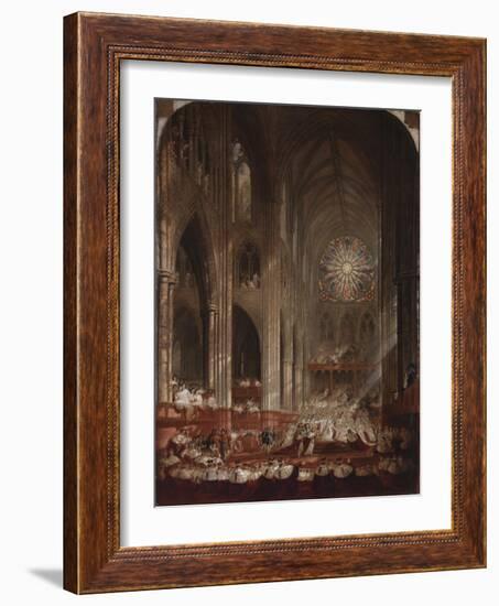 The Coronation of Queen Victoria-John Martin-Framed Giclee Print