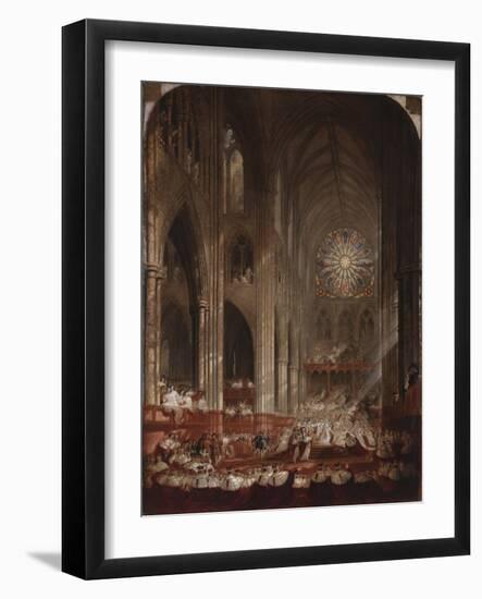 The Coronation of Queen Victoria-John Martin-Framed Giclee Print