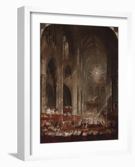 The Coronation of Queen Victoria-John Martin-Framed Giclee Print