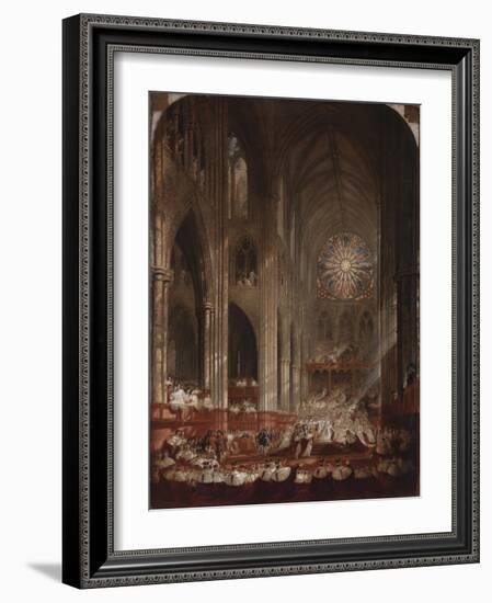 The Coronation of Queen Victoria-John Martin-Framed Giclee Print