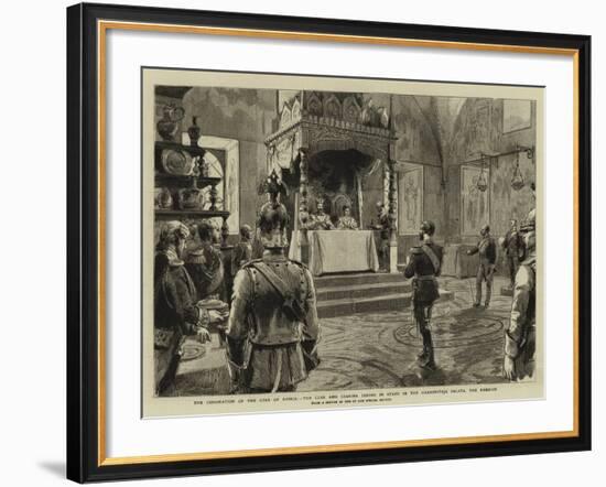 The Coronation of the Czar of Russia-Godefroy Durand-Framed Giclee Print