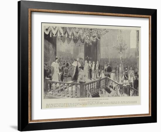 The Coronation of the Czar, the Emperor Crowning the Empress-Frederic De Haenen-Framed Giclee Print