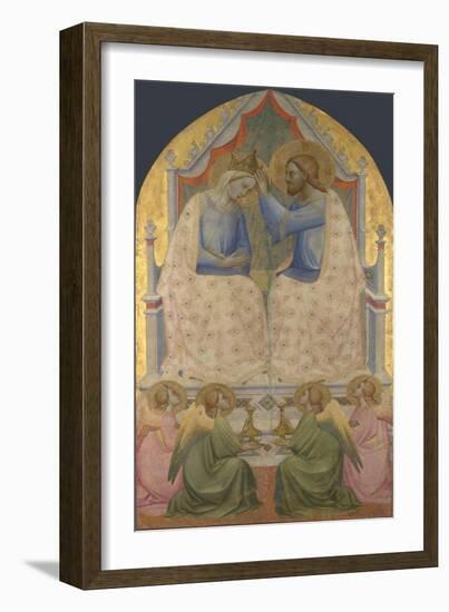 The Coronation of the Virgin, 1380S-Agnolo Gaddi-Framed Giclee Print