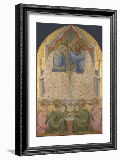 The Coronation of the Virgin, 1380S-Agnolo Gaddi-Framed Giclee Print