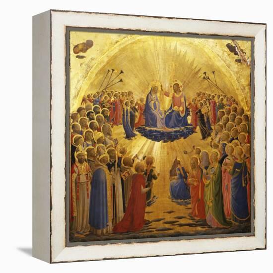 The Coronation of the Virgin, 1434-1435-Fra Angelico-Framed Premier Image Canvas