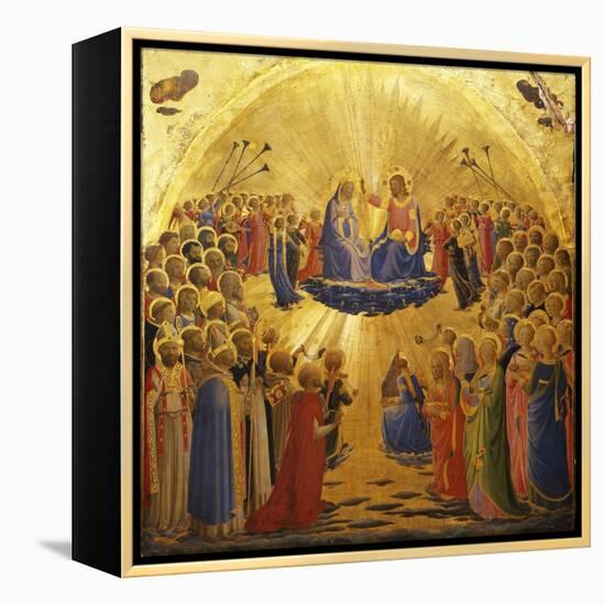 The Coronation of the Virgin, 1434-1435-Fra Angelico-Framed Premier Image Canvas