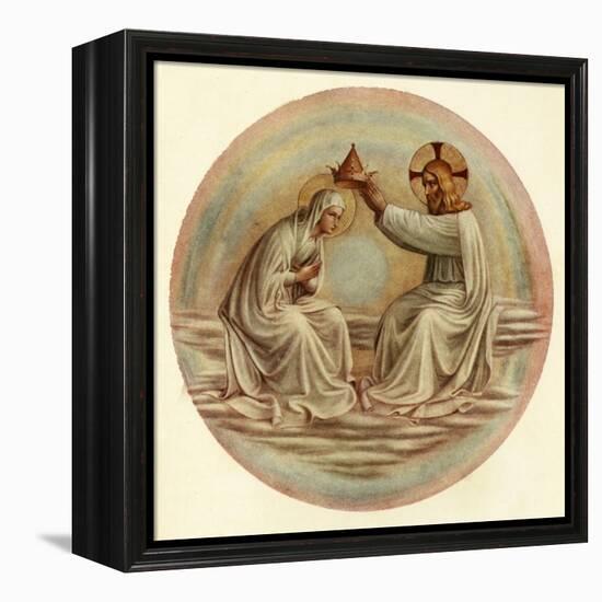 'The Coronation of the Virgin', 15th century, (c1909)-Fra Angelico-Framed Premier Image Canvas