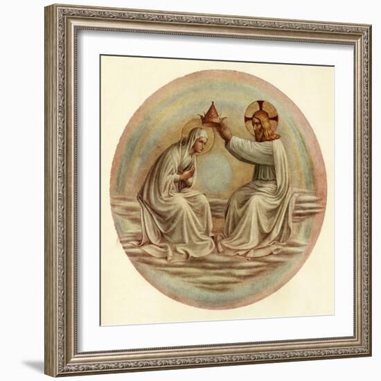 'The Coronation of the Virgin', 15th century, (c1909)-Fra Angelico-Framed Giclee Print