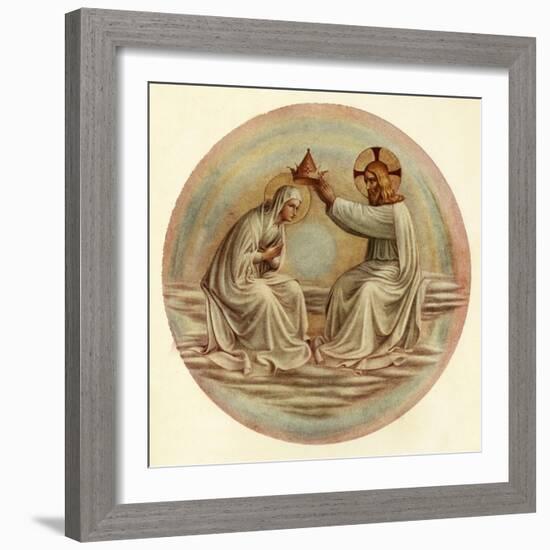 'The Coronation of the Virgin', 15th century, (c1909)-Fra Angelico-Framed Giclee Print