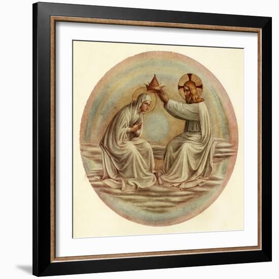 'The Coronation of the Virgin', 15th century, (c1909)-Fra Angelico-Framed Giclee Print