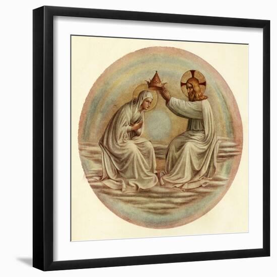 'The Coronation of the Virgin', 15th century, (c1909)-Fra Angelico-Framed Giclee Print