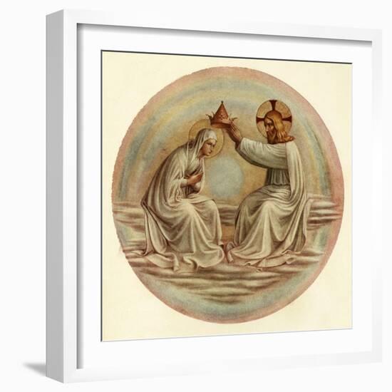 'The Coronation of the Virgin', 15th century, (c1909)-Fra Angelico-Framed Giclee Print