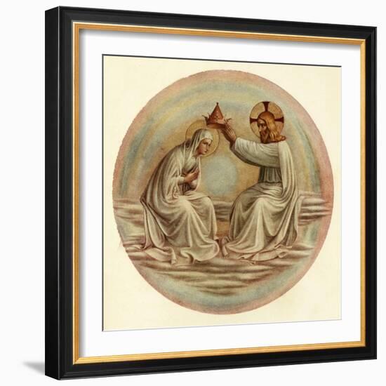 'The Coronation of the Virgin', 15th century, (c1909)-Fra Angelico-Framed Giclee Print