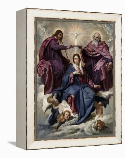 The Coronation of the Virgin, 1635-1636-Diego Velazquez-Framed Premier Image Canvas