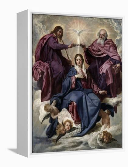 The Coronation of the Virgin, 1635-1636-Diego Velazquez-Framed Premier Image Canvas