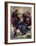 The Coronation of the Virgin, 1635-1636-Diego Velazquez-Framed Giclee Print