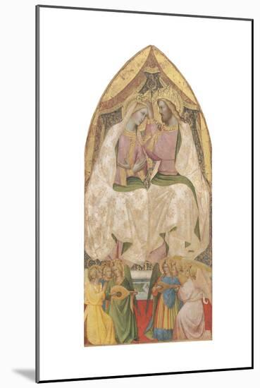 The Coronation of the Virgin, C.1370-Agnolo Gaddi-Mounted Giclee Print