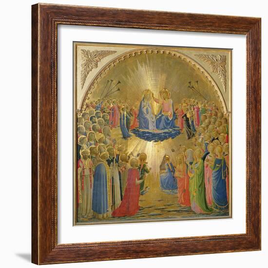 The Coronation of the Virgin, c.1440-Fra Angelico-Framed Giclee Print