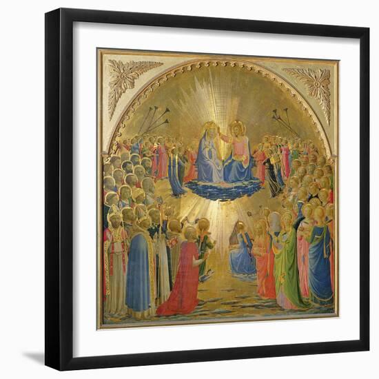 The Coronation of the Virgin, c.1440-Fra Angelico-Framed Giclee Print