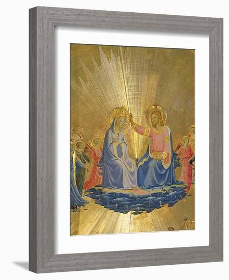 The Coronation of the Virgin, C.1440-Fra Angelico-Framed Giclee Print