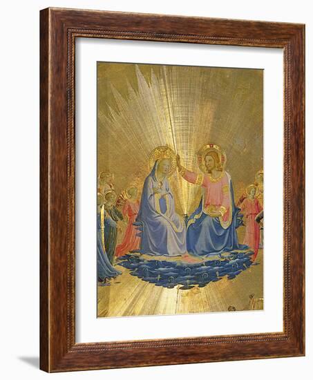 The Coronation of the Virgin, C.1440-Fra Angelico-Framed Giclee Print