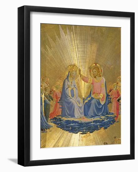 The Coronation of the Virgin, C.1440-Fra Angelico-Framed Giclee Print