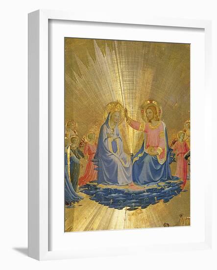 The Coronation of the Virgin, C.1440-Fra Angelico-Framed Giclee Print