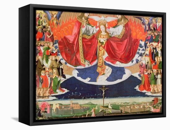 The Coronation of the Virgin, Completed 1453-Enguerrand Quarton-Framed Premier Image Canvas