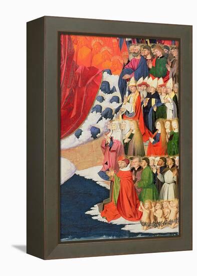 The Coronation of the Virgin, Completed 1453-Enguerrand Quarton-Framed Premier Image Canvas