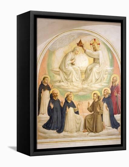 The Coronation of the Virgin, with Saints-Fra Angelico-Framed Premier Image Canvas