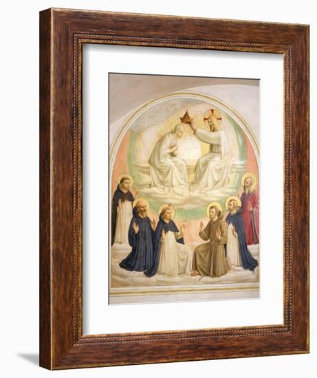 The Coronation of the Virgin, with Saints-Fra Angelico-Framed Giclee Print