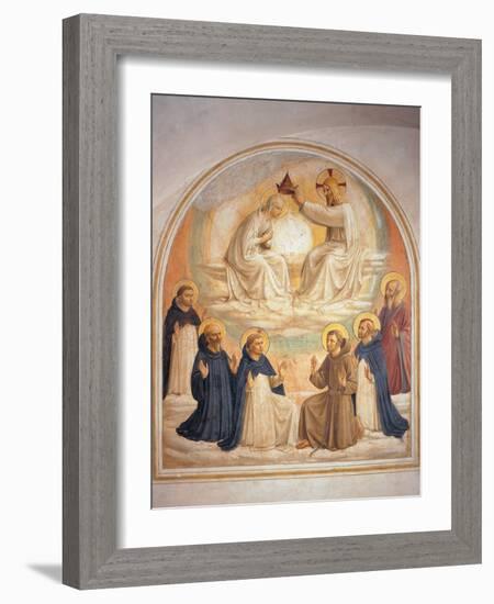 The Coronation of the Virgin-Fra Angelico-Framed Giclee Print