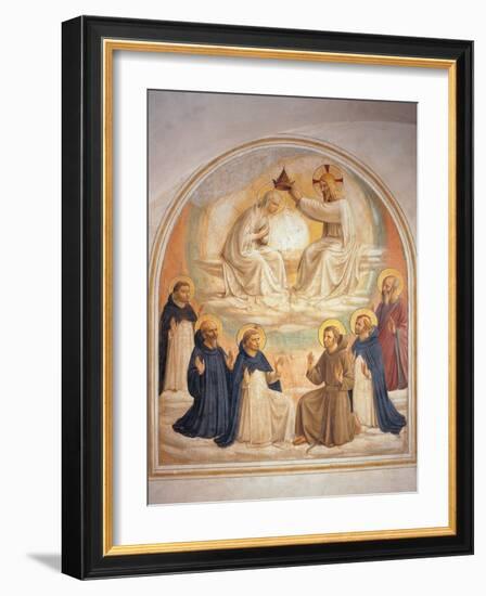 The Coronation of the Virgin-Fra Angelico-Framed Giclee Print