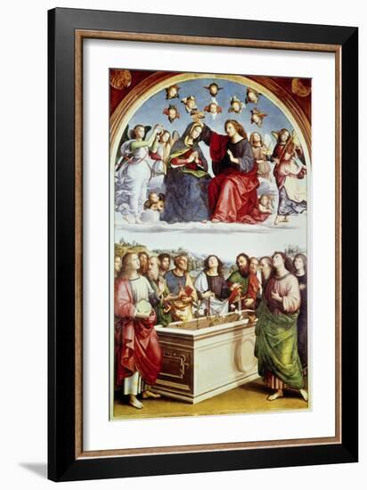 The Coronation of the Virgin-Raphael-Framed Giclee Print