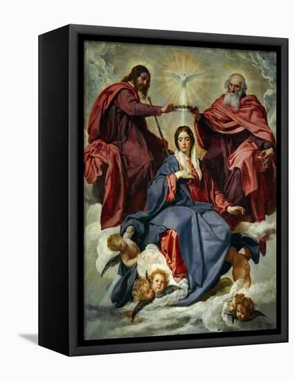 The Coronation of the Virgin-Diego Velazquez-Framed Premier Image Canvas
