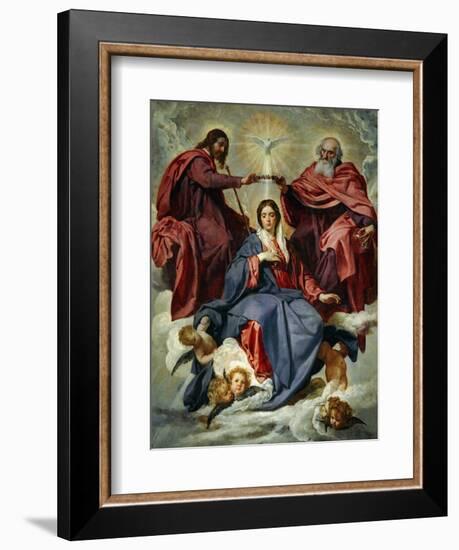 The Coronation of the Virgin-Diego Velazquez-Framed Giclee Print