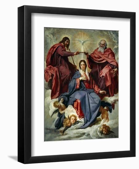 The Coronation of the Virgin-Diego Velazquez-Framed Giclee Print