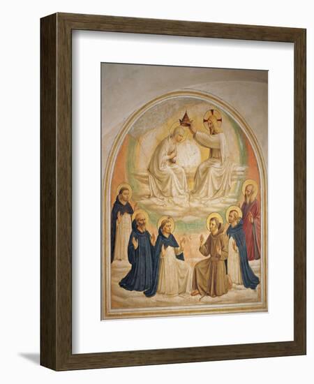 The Coronation of the Virgin-Beato Angelico-Framed Giclee Print