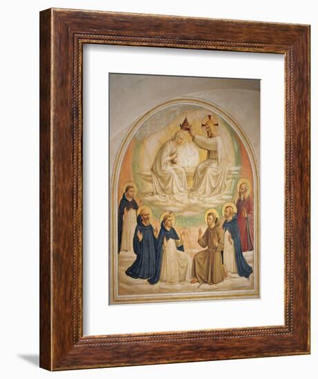 The Coronation of the Virgin-Beato Angelico-Framed Giclee Print