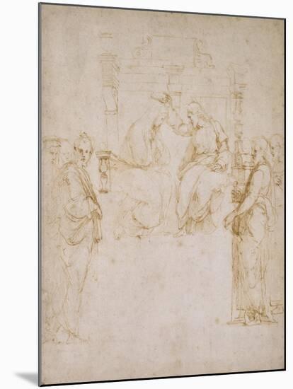 The Coronation of the Virgin-Raphael-Mounted Giclee Print