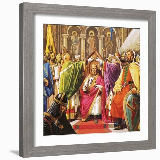 The Coronation of William the Conqueror-Severino Baraldi-Framed Giclee Print