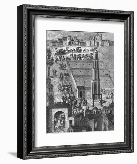The Coronation procession of Edward VI, 1547 (1904)-Unknown-Framed Giclee Print