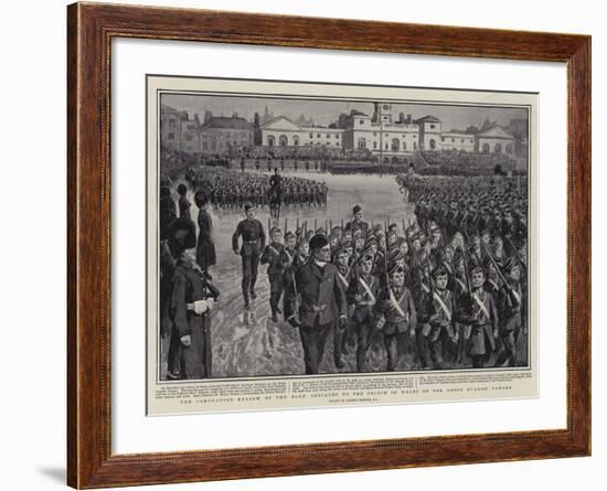 The Coronation Review of the Boys' Brigades by the Prince of Wales on the Horse Guards' Parade-Gordon Frederick Browne-Framed Giclee Print
