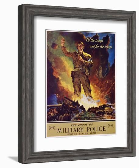 The Corps of Military Police Recruitment Poster-Jes Schlaikjer-Framed Giclee Print