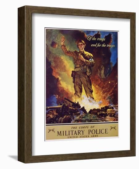 The Corps of Military Police Recruitment Poster-Jes Schlaikjer-Framed Giclee Print