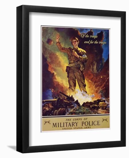 The Corps of Military Police Recruitment Poster-Jes Schlaikjer-Framed Giclee Print