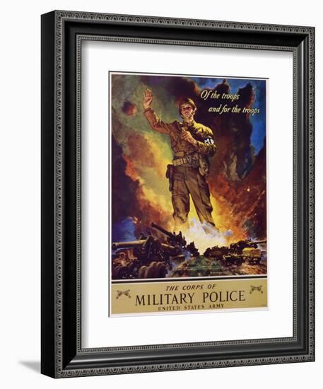 The Corps of Military Police Recruitment Poster-Jes Schlaikjer-Framed Giclee Print