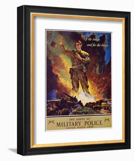 The Corps of Military Police Recruitment Poster-Jes Schlaikjer-Framed Giclee Print